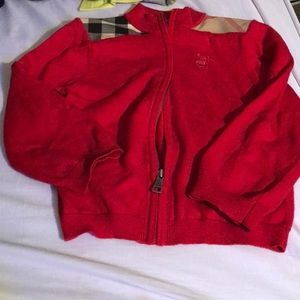 Burberry Baby zip up cardigan